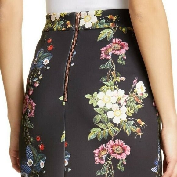 ❤︎ Ted Baker ❤︎ Ruella Flower Oracle Pencil Skirt -Ted Size3(US8) - Picture 6 of 6